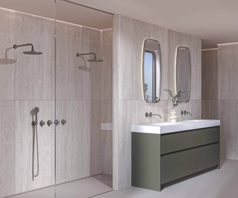 Bliss Spazio, mat beton groen