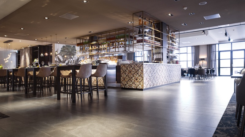 Codex mozaïektegels, bar Van der Valk Hotel Apeldoorn
