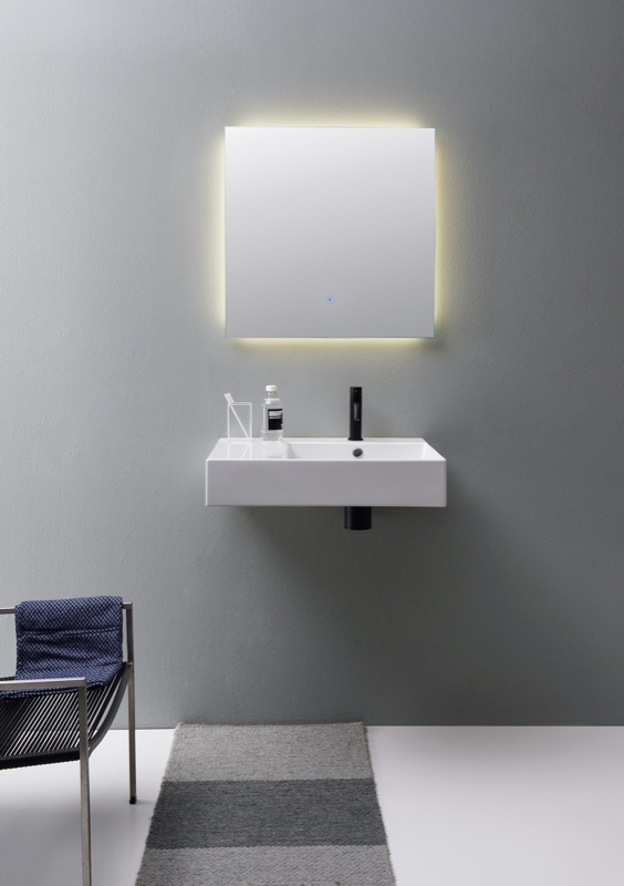 Scarabeo Teorema 2.0 Plus, wastafel met verlichte spiegel