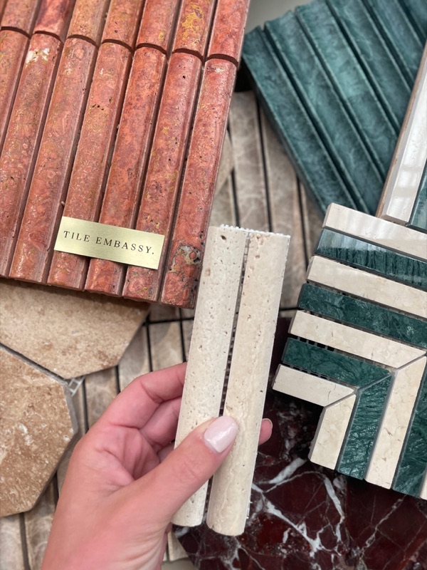 Tile Embassy atelier, handgeselecteerde tegelstalen