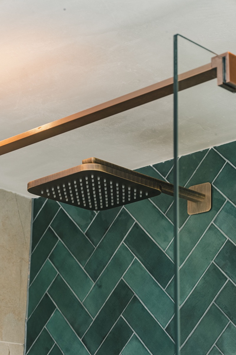 Detail badkamer Alphen aan den Rijn